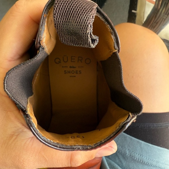 Unisex Quero Brown Leather Chelsea Boots - Picture 6 of 8